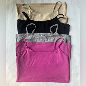 **SOLD** Express Shelf Bra Cami Lot of 4